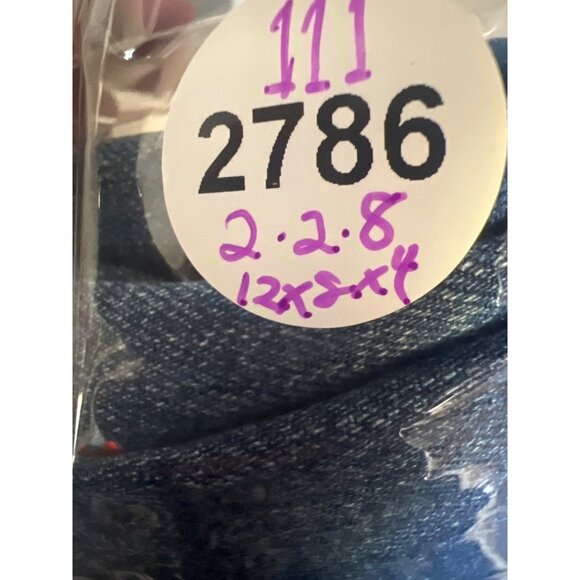 Liz Claiborne Womens Wide-Leg Denim Crop Pants Light Wash Plus Size 28W - Picture 12 of 12